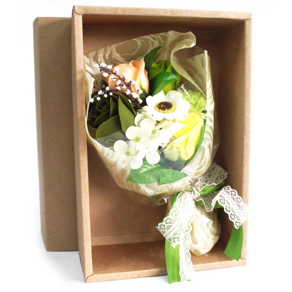 Bouquet de Fleurs Savon Artisanal - Vert