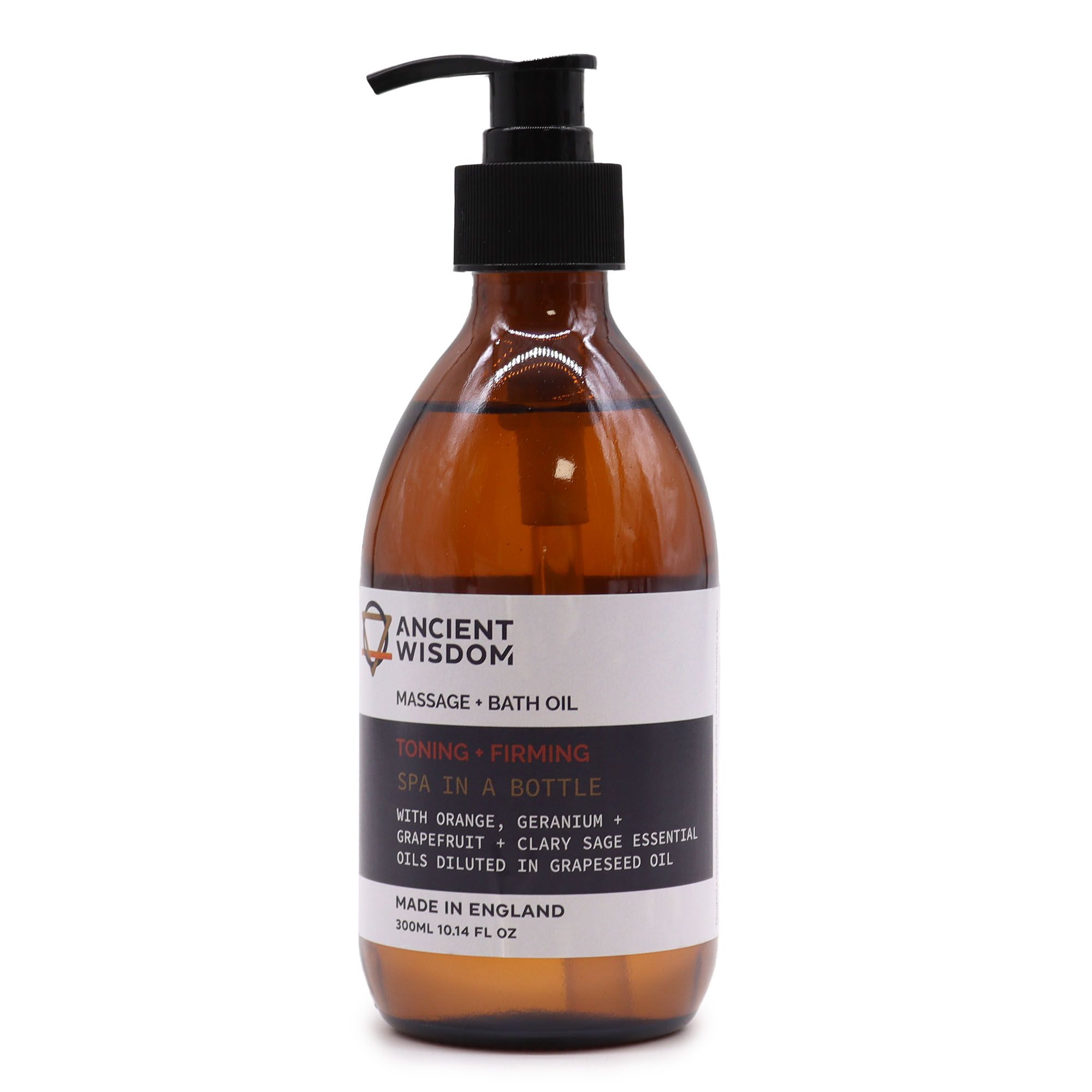 Huile de massage et de bain d'aromathérapie – Tonifiante et raffermissante 300 ml – Image 3