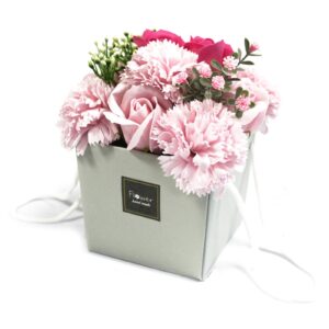 Bouquet de Fleurs Savon Artisanal - Roses & Clavels