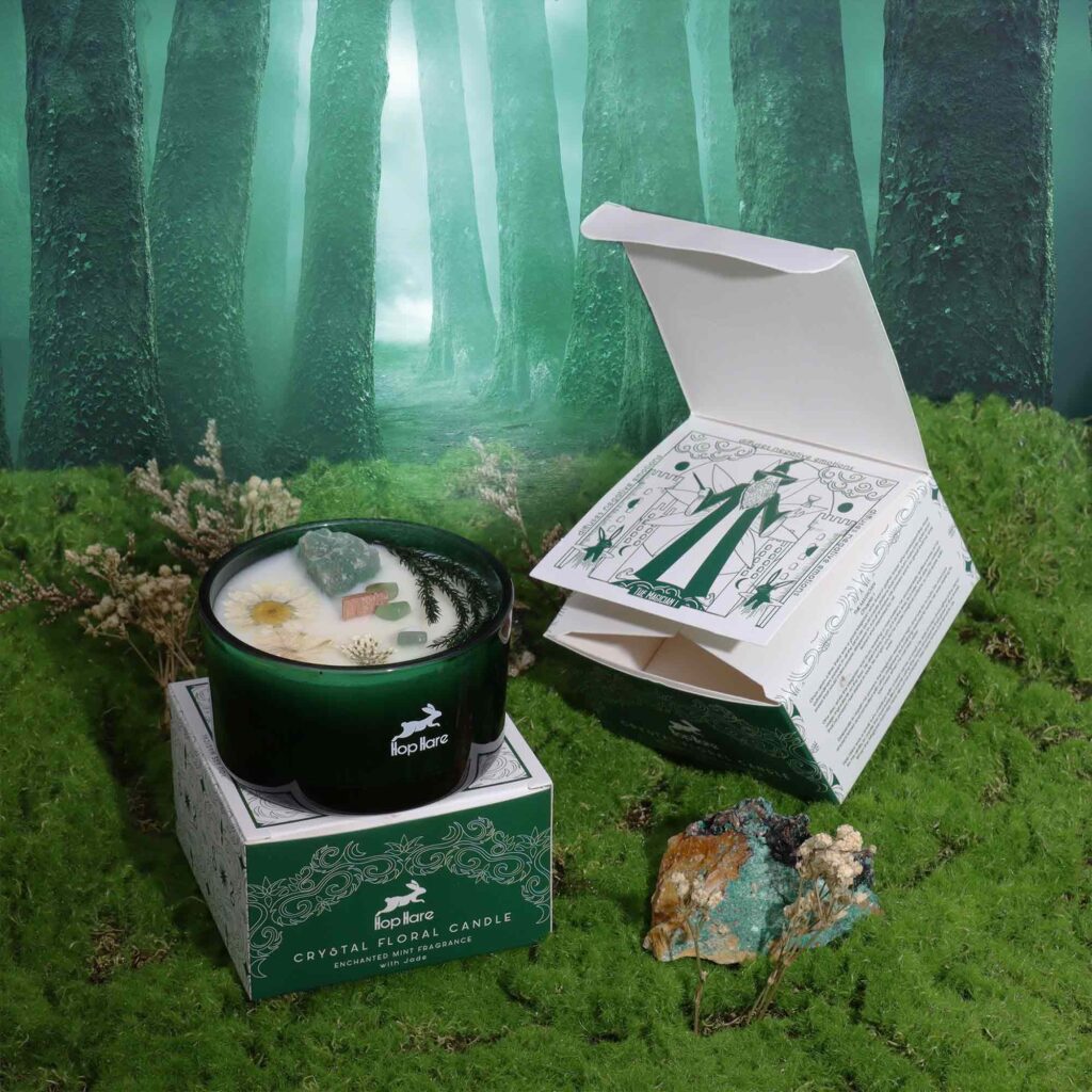 Bougie Fleur Magique Cristal - Le Magicien (Divination & Pouvoir)